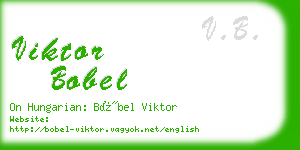 viktor bobel business card